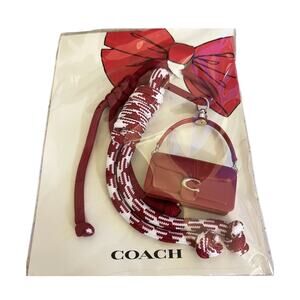 Coach 2025 Tabby Keychain Keyring Tag Bag Charm Lunar New Year Collection
